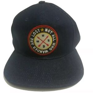 Original Chuck Not All Who Wonder Are Lost Denim Hat Snapback cap